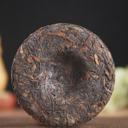 50g Health Ripe Tea Small Tea Cake Yunnan Traditional Banzhang Pu'er Tea