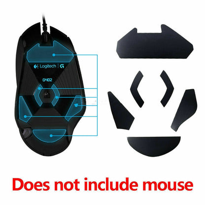 1 Set 0.6mm Thickness Mouse Feet Mouse Skates For Logitech G402 Gaming Mouse