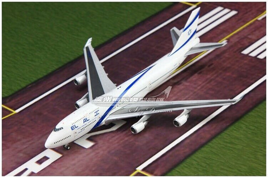 1:400 JC Wings El Al BOEING 747-400 Passenger Airplane Diecast Aircraft Model