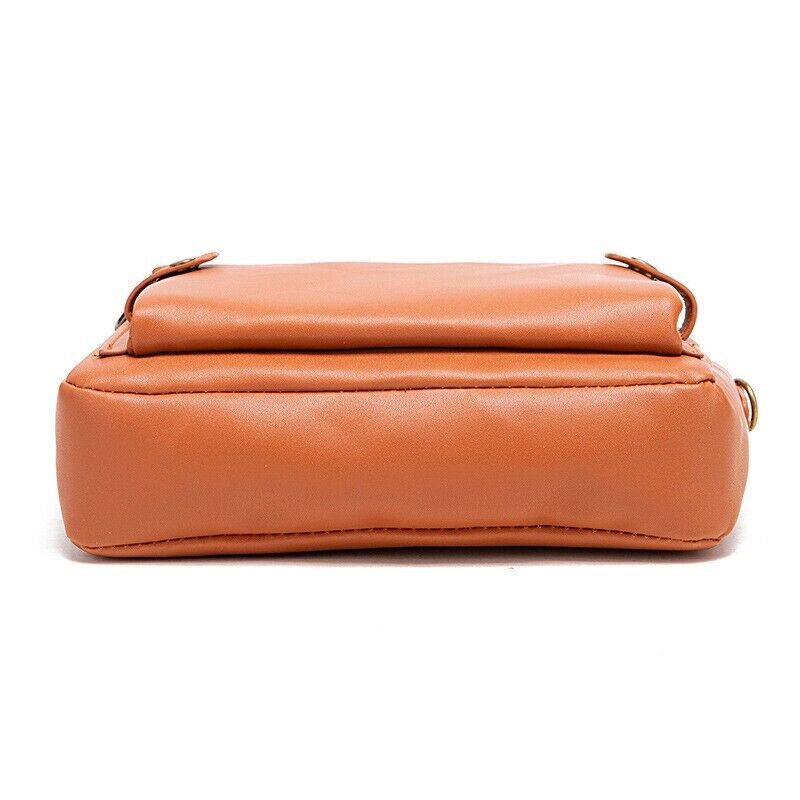 Women's Vintage Shoulder Bag Genuine Leather Crossbody Bag Multiple Pockets