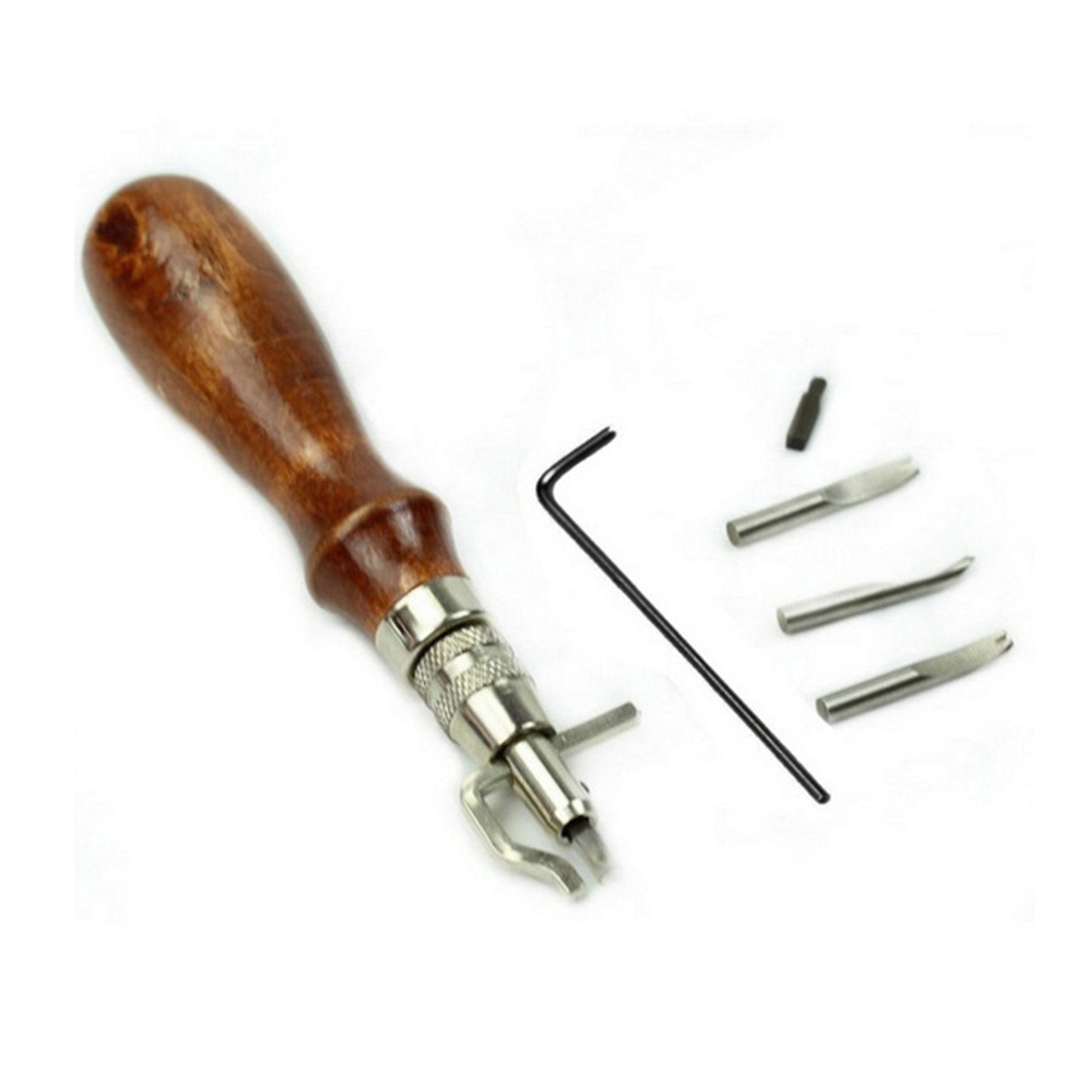 DIY Leathercraft Stitching Groover Skiving Edger Beveler Leather Working Tools G