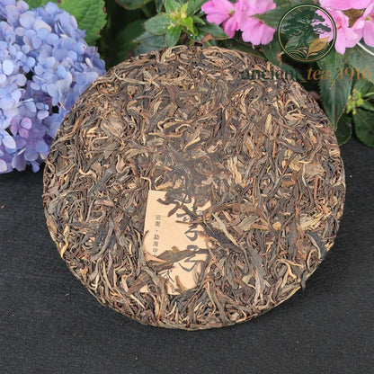 357g 2020 Spring Ancient Tree Yi Wu Raw Tea Cake Pu Erh Tea Cake