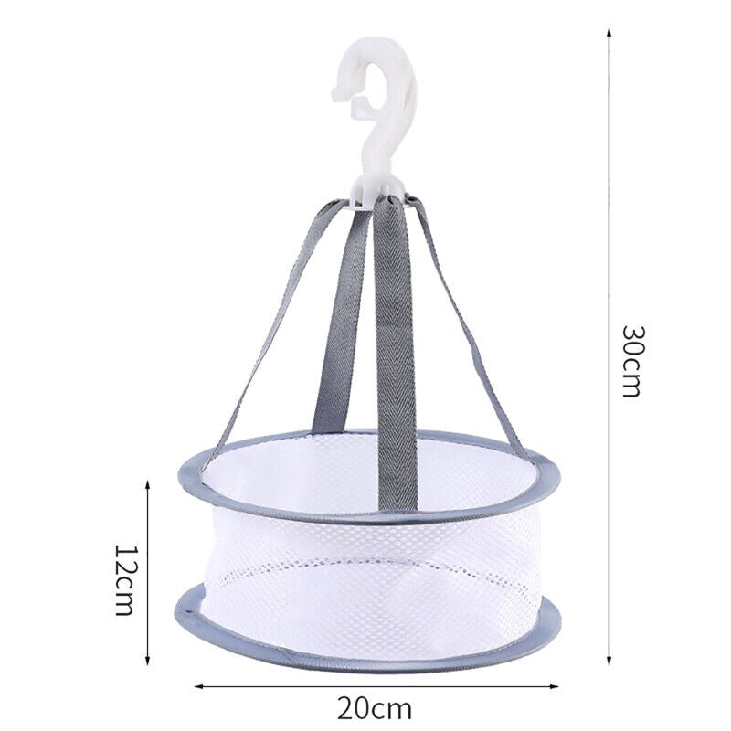 Makeup Brush Easy To Dry Windproof Fall-proof Hook Rack Basket Drying Net Bag!