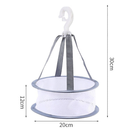 Makeup Brush Easy To Dry Windproof Fall-proof Hook Rack Basket Drying Net Bag!