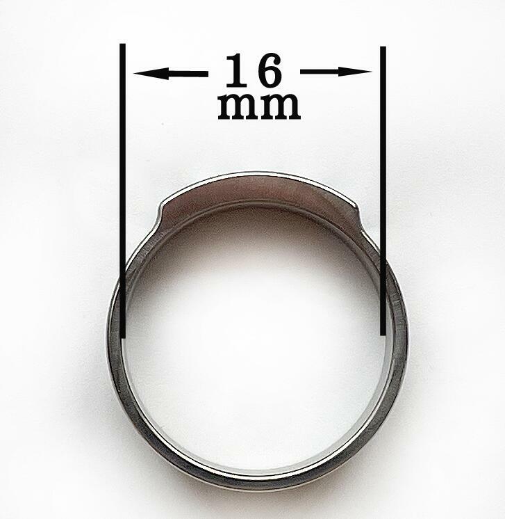 New TC4 Titanium Alloy Ring CNC Made Men Women Finger Rings Gift