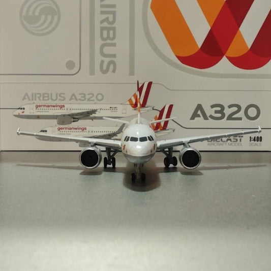 1:400 JC Wings Germanwings Airbus A320 D-AIPT Airplane Diecast Aircraft Model