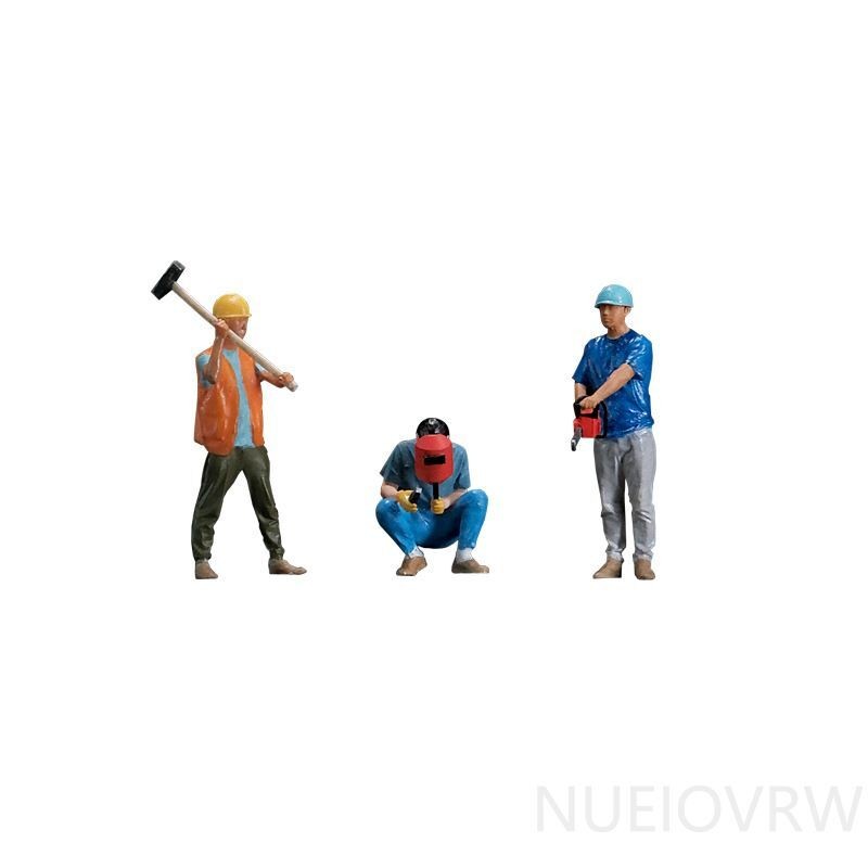 1/32 Worker Micro Figure Model Miniature Model Scene Display Prop Model