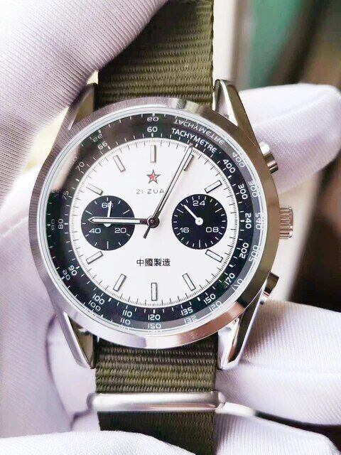 New Tough Guy Style Chronograph Personality 5-Pin Display Retro Sports Men Watch