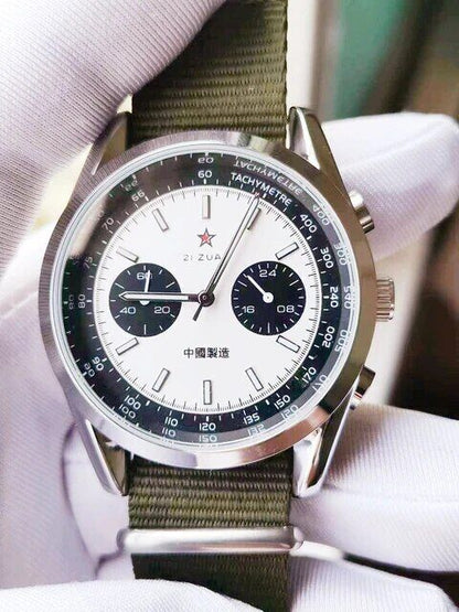 New Tough Guy Style Chronograph Personality 5-Pin Display Retro Sports Men Watch