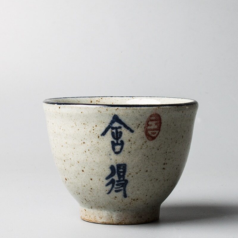 6 Style Vintage Chinese Pottery Cups Beautiful Wine Tea Cup Set Teaware