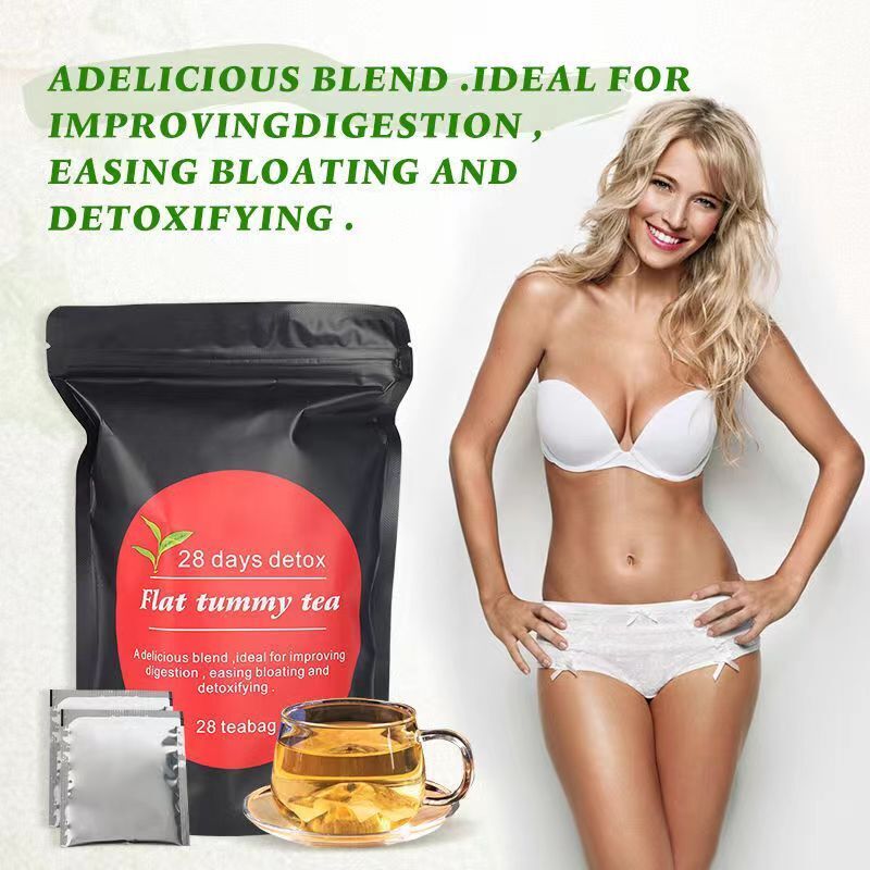 Natural Herbal Flat Tummy Tea Detox Blend Weight Loss & Fat Burner Slimming tea
