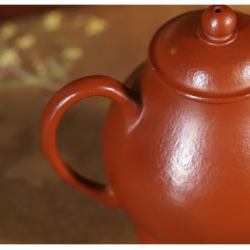 Original Ore Real Yixing Zisha Zhu Clay Tea Pot Handmade Pot 150ml Kungfu Teapot