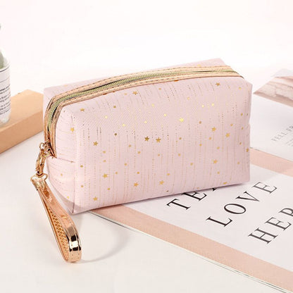 Cosmetic Bag Makeup Organizer Travel Toiletry Kit Zipper Storage Bag Beauty Case