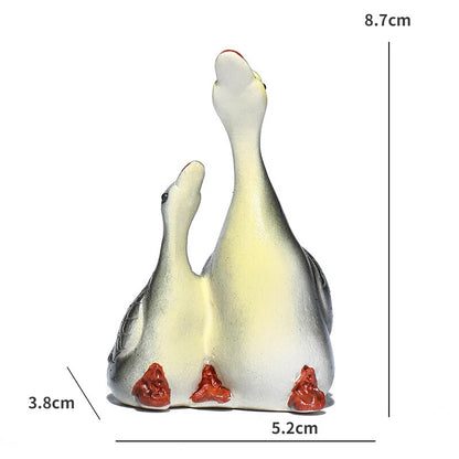 Color-changing Swan Tea Pet Can Be Raised Tea Pet Tea Table Ceramic Change Color