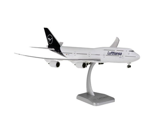 1:200 38CM Hogan Lufthansa BOEING 747-8 Passenger Airplane ABS Plastic Model