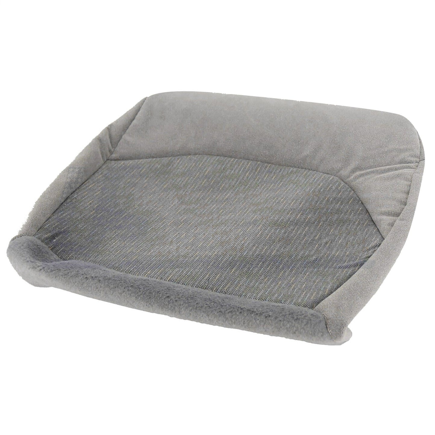 1994-97 For Ford F150 F250 F550 XLT Left Driver Bottom Cloth Seat Cover Gray