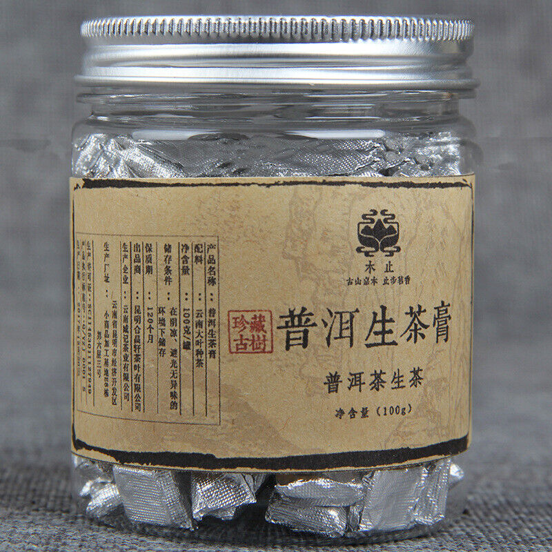 Canned Cha Pu'er Tea Cream Yunnan Pu-erh Green Tea Original Health Care 100g