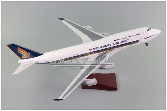47CM 1:150 SINGAPORE AIRLINES BOEING 747-400 Airplane Landing gears Resin Model