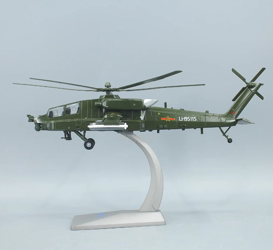 1:48 40CM AF1 Z-21 Armed Helicopter Airplane Diecast Military Aircraft Model