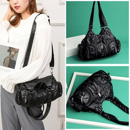 Small Handbags Satchel Handbag Soft Synthetic Shoulder Bag Dumpling Purse Bags
