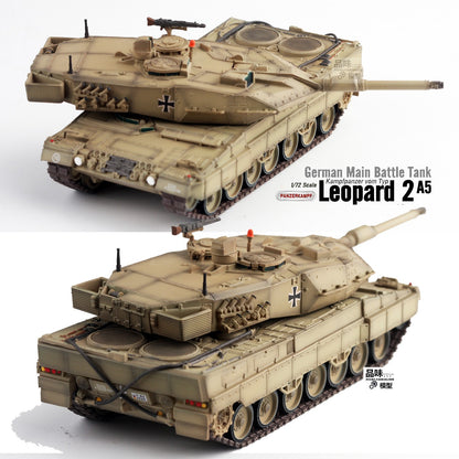 1/72 German Leopard 2A5 Leopard 2A5 Main Battle Tank Sand Painted Finished Model