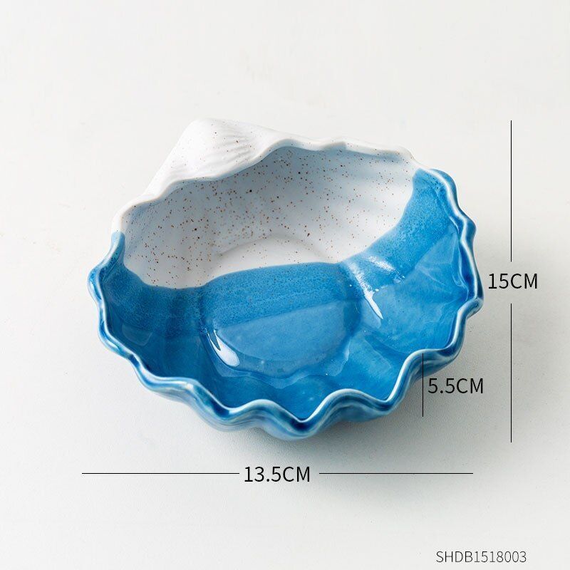 Ceramic Shell Storage Storage Modern Home Decoration Living Room Bedroom Desktop