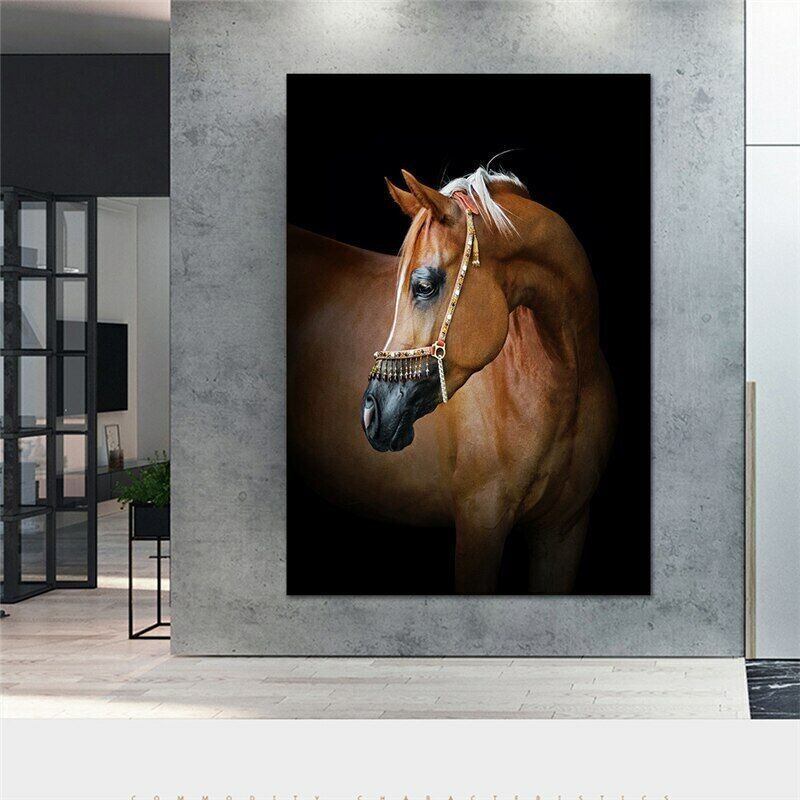 Horse Canvas Painting Animal Wall Art Pictures Home Decor Wall Poster Prints Art