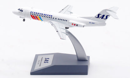 1:200 InFlight SAS Fokker F-28-4000 Passenger Airplane Diecast Aircraft Model