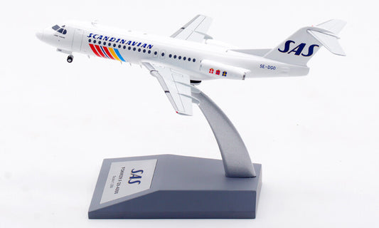 1:200 InFlight SAS Fokker F-28-4000 Passenger Airplane Diecast Aircraft Model