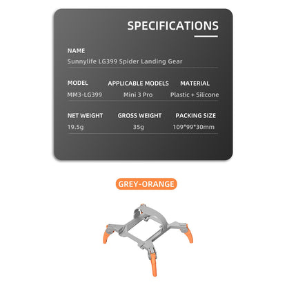 30mm Height Extension Protection Landing Gear Bracket for DJI Mini 3 Pro Drone w