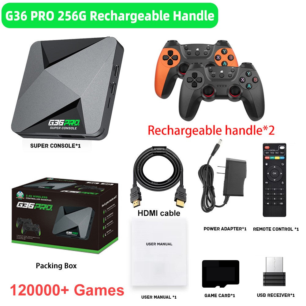 G36 PRO game console TV set-top box 4K dual system wireless home game console