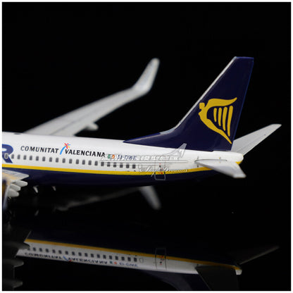 1:400 JC Wings RYANAIR Boeing 737-800 Passenger Airplane Diecast Aircraft Model