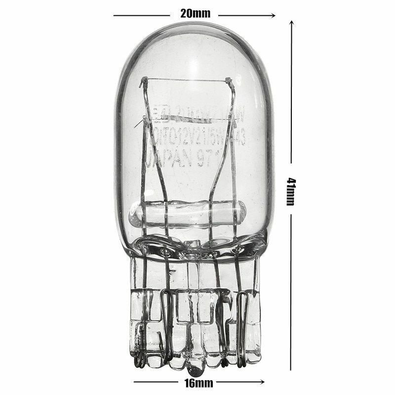 Car DRL Light W21/5W T20 7443 7440 Signal 3800K Halogen Bulb Clear Daytime Run