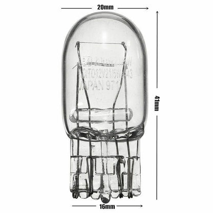 Car DRL Light W21/5W T20 7443 7440 Signal 3800K Halogen Bulb Clear Daytime Run