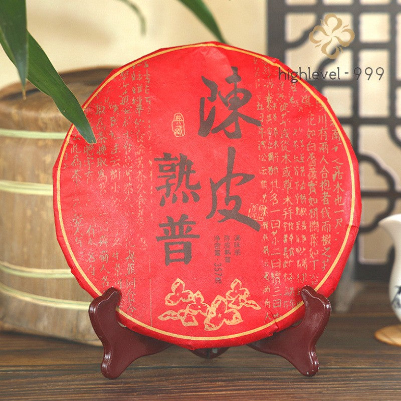 Pu'er Tea Cake 357g Tangerine Peel Ripe Pu erh Tea Shu Puerh Chen Pi