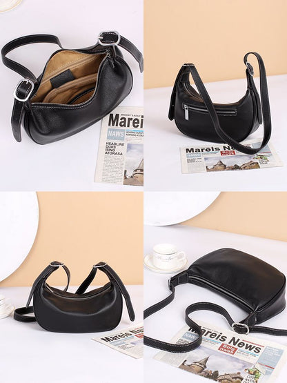 Dumpling Bag Crossbody Large Niche Authentic Leather Tactile Feel Shoulder Purse