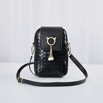 New Female Autumn Winter Mini Cross-body Shoulder Bags Pearl Tassel Diagonal Bag