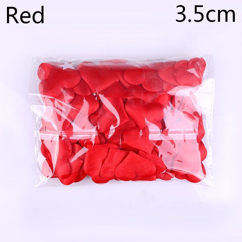 Wedding Party Decoration 100Pcs Padded Fabrics Throwing Petals Love Heart Decors