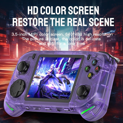 RX6H Handheld Game Console with 64G-128G, Open Source Linux System 3.5 inch