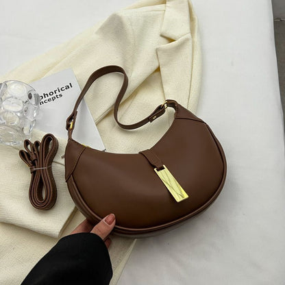 Shoulder Messenger Bag Handbags Vintage Leather Crossbody Bags Zipper Purse 1 PC