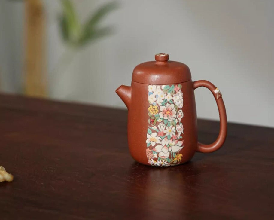 140cc chinese Yixing Handmade Zisha teapot JiangPoNi FanHua Hu Gongfu Tea Pot