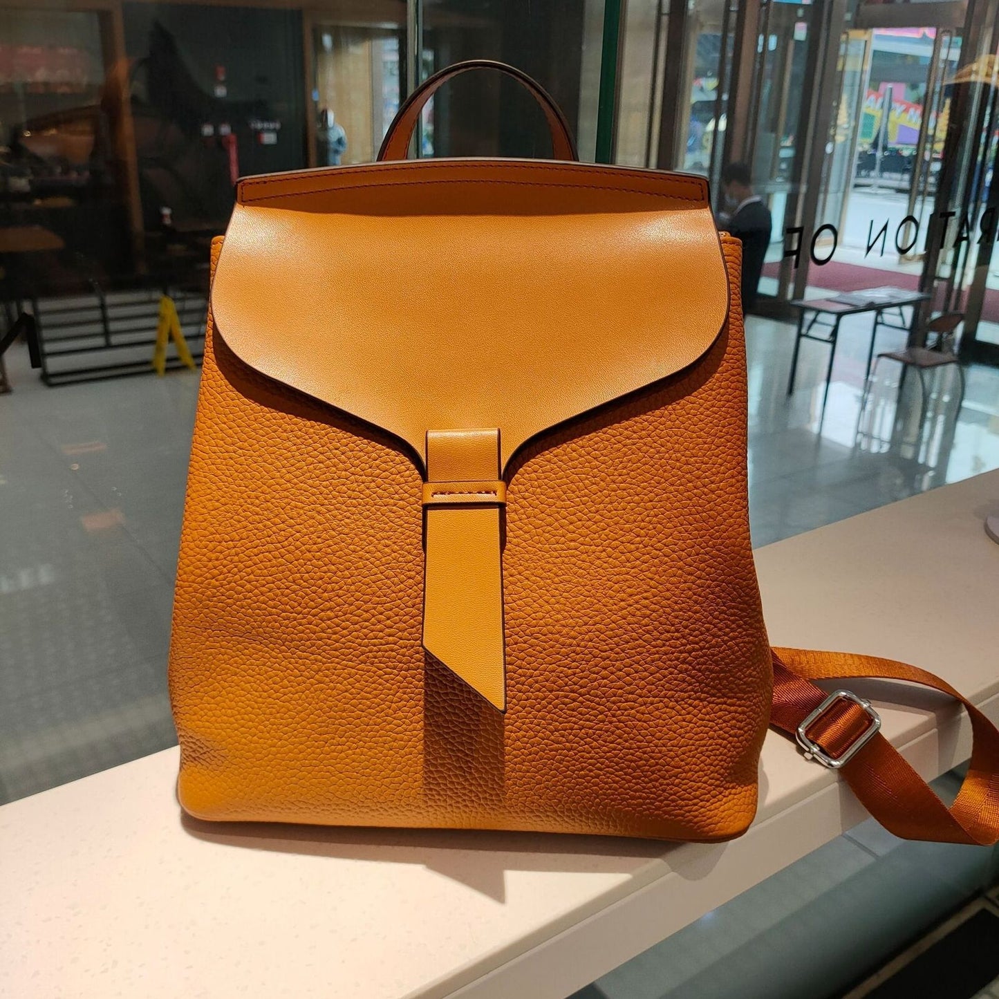 School Book Bag All-match Real Leather Backpack Cowhide Shoulder Bag 27*13*28 CM