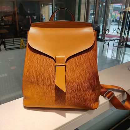 School Book Bag All-match Real Leather Backpack Cowhide Shoulder Bag 27*13*28 CM