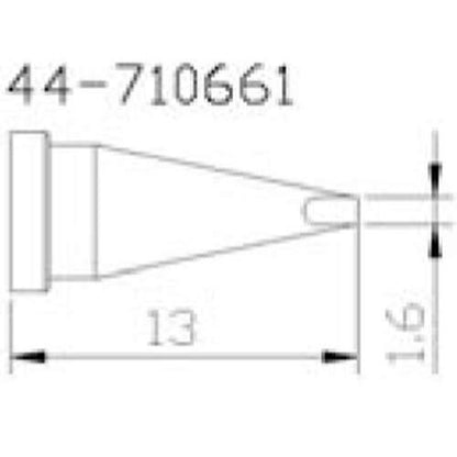 Xytronic 1/16" Chisel Tip: LF-2000, 85-5146, LF-8800, 85-5490, 307A (44-710661)