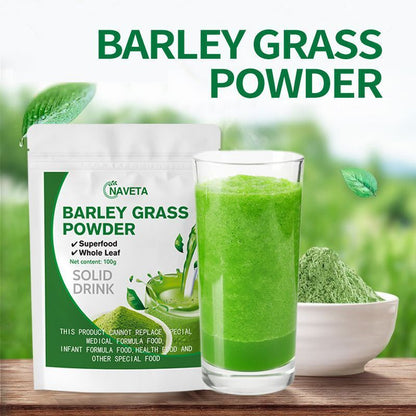 100g Organic Barley Grass Green Juice Powder Genuine Barley Powder Dietary Fiber