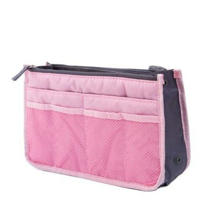 Organizer Insert Bag Women Nylon Travel Handbag Purse Large liner Cosmetic Bag