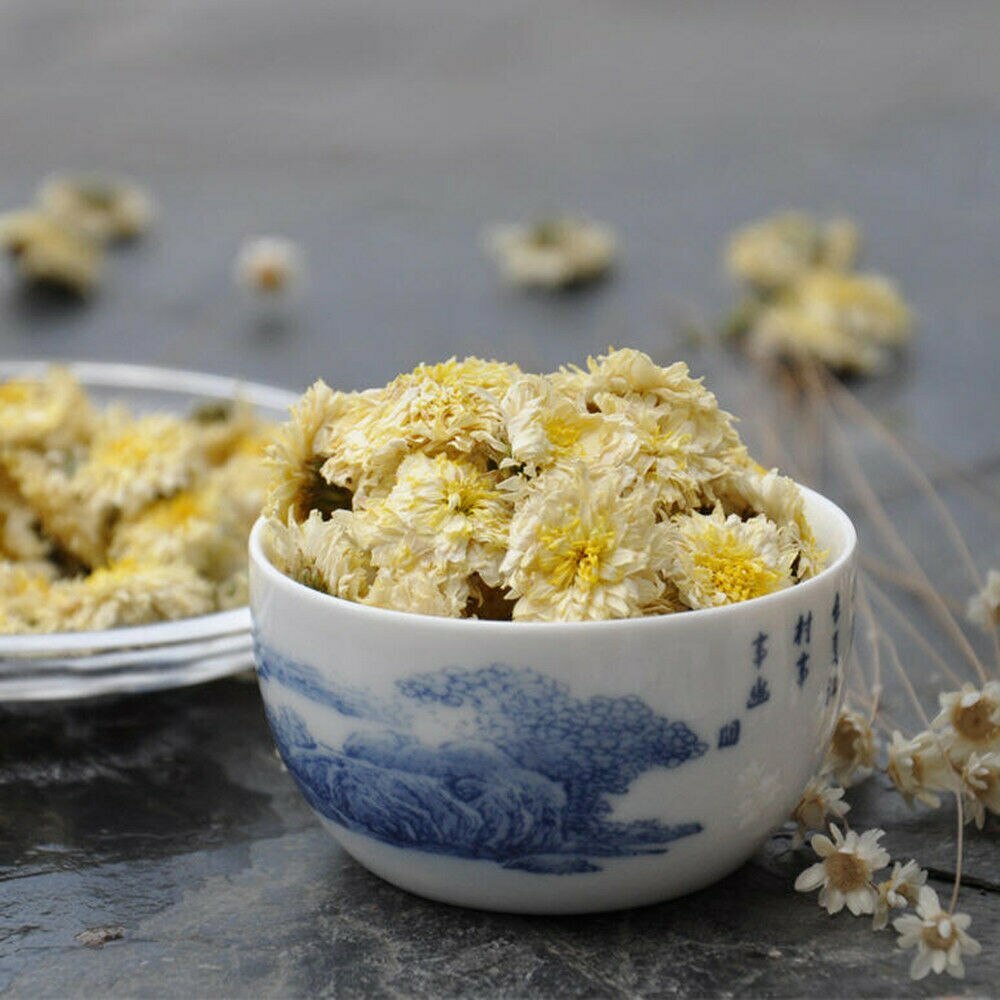 Premium HuangShan White Tribute Chrysanthemum Flower Tea Gongju Herbal Tea 500g