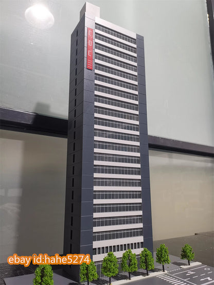 1/150 Building Model Morden Office Building Scene Architecture Assembled