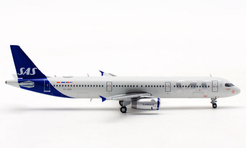 JC Wings SAS Scandinavian AIRBUS A321 OY-KBH 1/400 diecast plane model aircraft