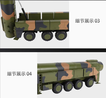 62CM 1:30 DF-26 Intermediate Range Ballistic Missile Launcher Diecast Model